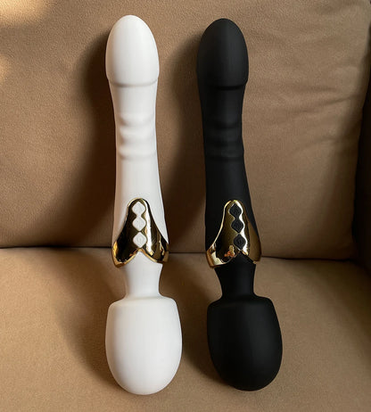Powerful Vibrator Dildos  Wand for Women: 10 Modes, Clitoris Stimulator, G Spot, Vagina Massager Adult Sex Toy